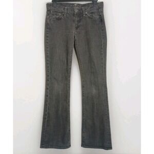Seven For All Mankind Jeans Sz 28 Low Rise Bootcut Vtg Made In The USA Dark Wash